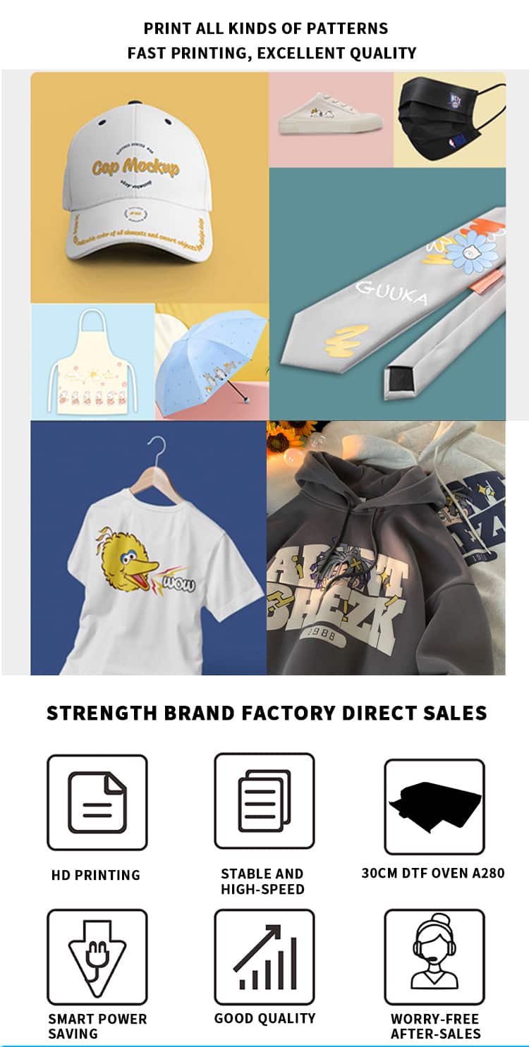 A3 dtf オーブンの適用