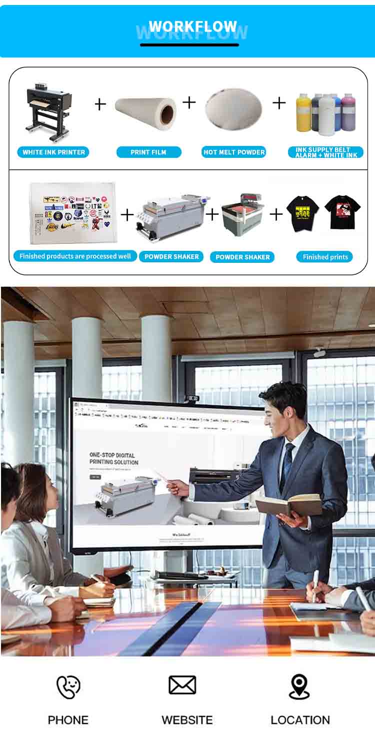 dtf シェーカー ドライヤー マシンのワークフロー